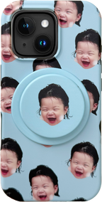 sticker case + poppy