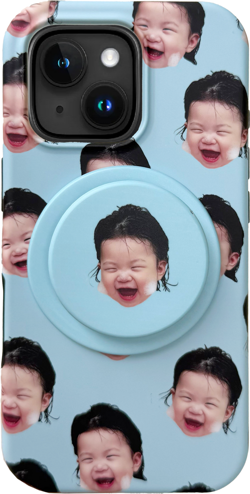 sticker case + poppy